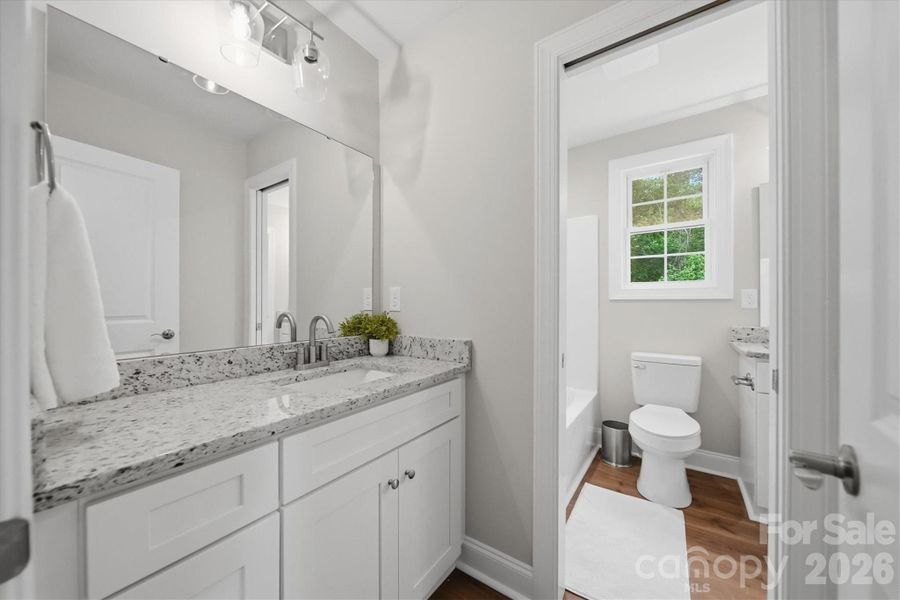 Furnished interior view inside a new home in , Hickory (Image 6).