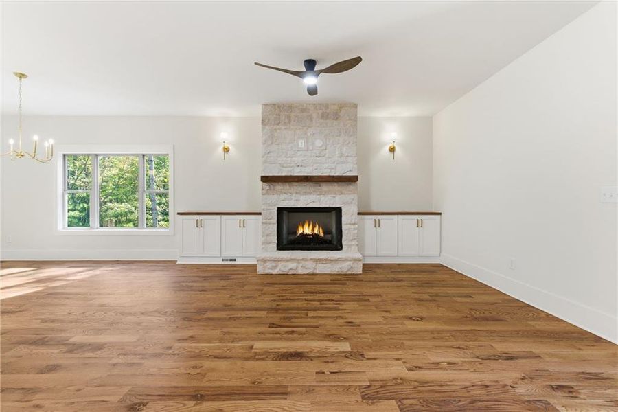 Spacious, unfurnished interior of a new home in , Ball Ground (Image 18). Spacious, unfurnished interior of a new home in , Ball Ground (Image 18).