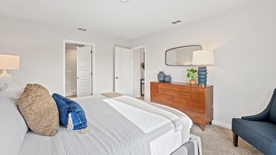 Furnished interior in a model home at Lake Mary Forest in Tallahassee (Image 18). Furnished interior in a model home at Lake Mary Forest in Tallahassee (Image 18).