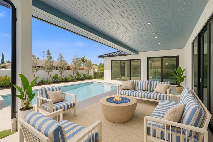 Exterior details and patio area of a home in , Lighthouse Point (Image 1).