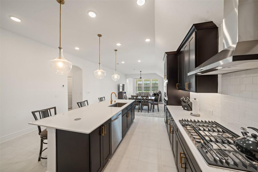 Furnished interior view inside a new home in Mavera, Conroe (Image 13).