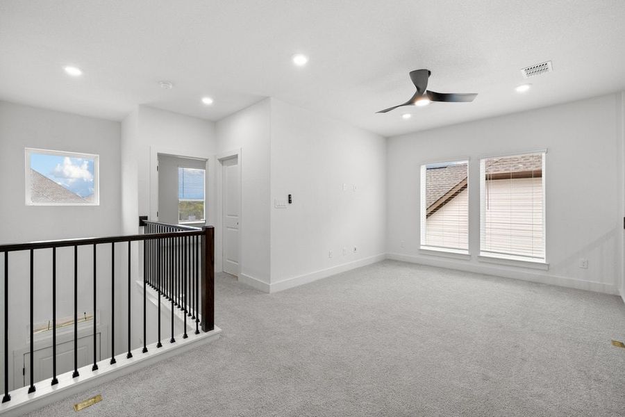 Furnished interior view inside a new home in Sauls Ranch, Round Rock (Image 13).