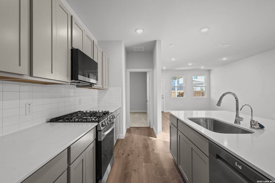 Furnished interior view inside a new home in Summerlin, San Antonio (Image 11).