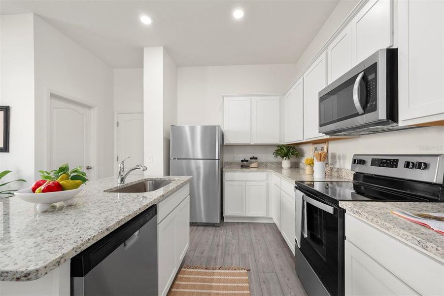 Furnished interior view inside a new home in Sol Vista, Dundee (Image 7). Furnished interior view inside a new home in Sol Vista, Dundee (Image 7).