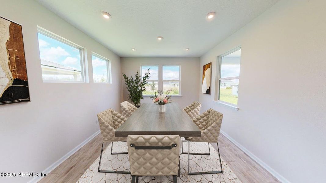 Furnished interior view inside a new home in Lakes at Bella Lago, Green Cove Springs (Image 4).