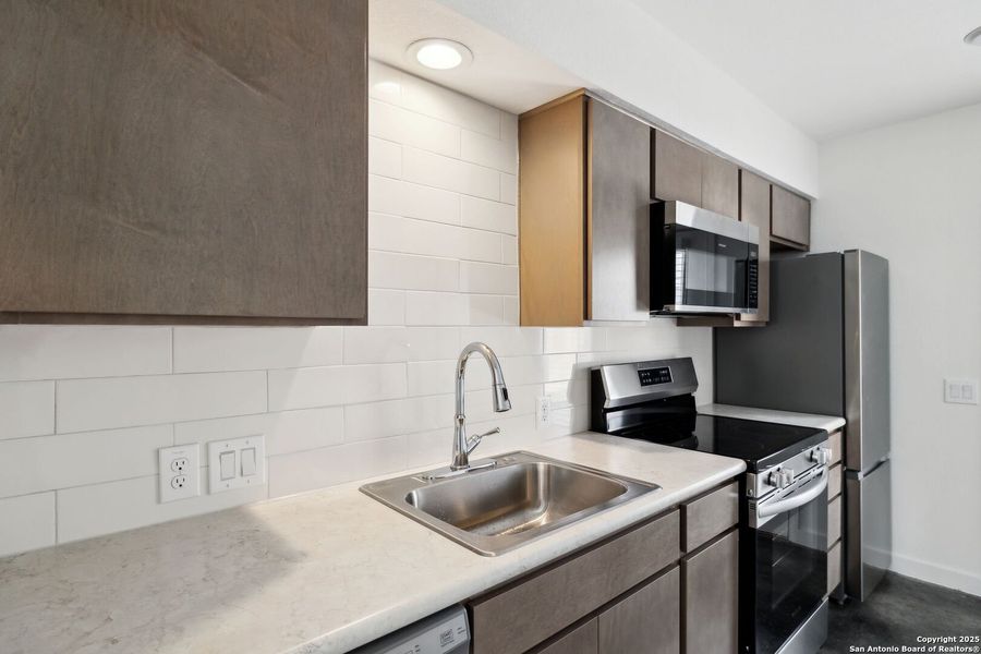 Furnished interior view inside a new home in , San Antonio (Image 2).