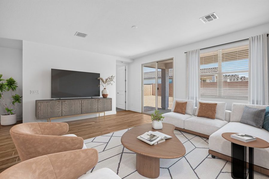Furnished interior view inside a new home in Artisan at Asante, Surprise (Image 5).