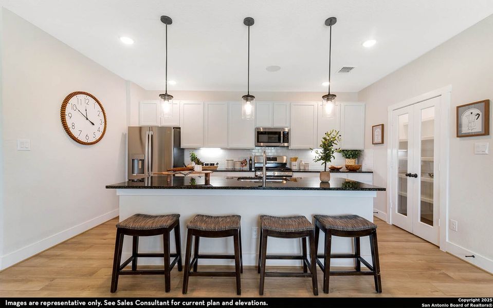 Furnished interior view inside a new home in Hannah Heights, Seguin (Image 13).