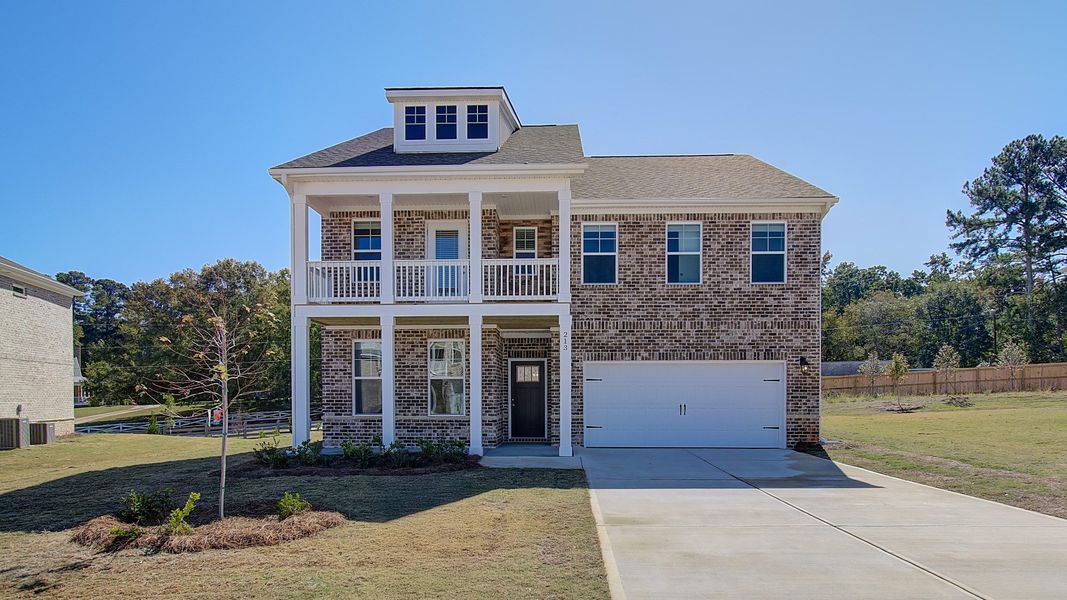 Representative exterior photo of a completed home built from the Wagener by DRB Homes in Riley Farms, Rockvale, TN (Image 22).