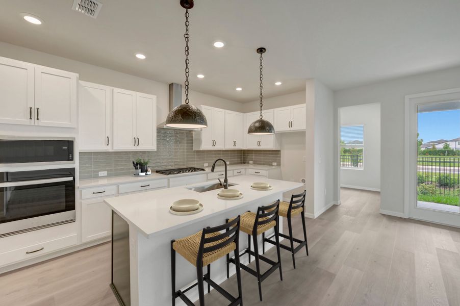 Furnished interior view inside a new home in Waterset Bungalow Series, Apollo Beach (Image 6).