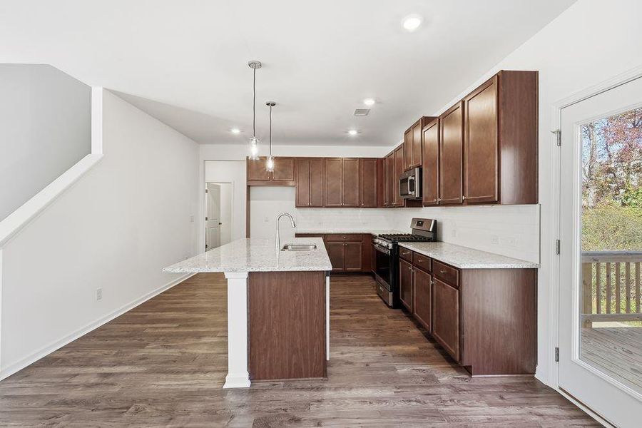 Furnished interior view inside a new home in Falls Creek, Flowery Branch (Image 7).