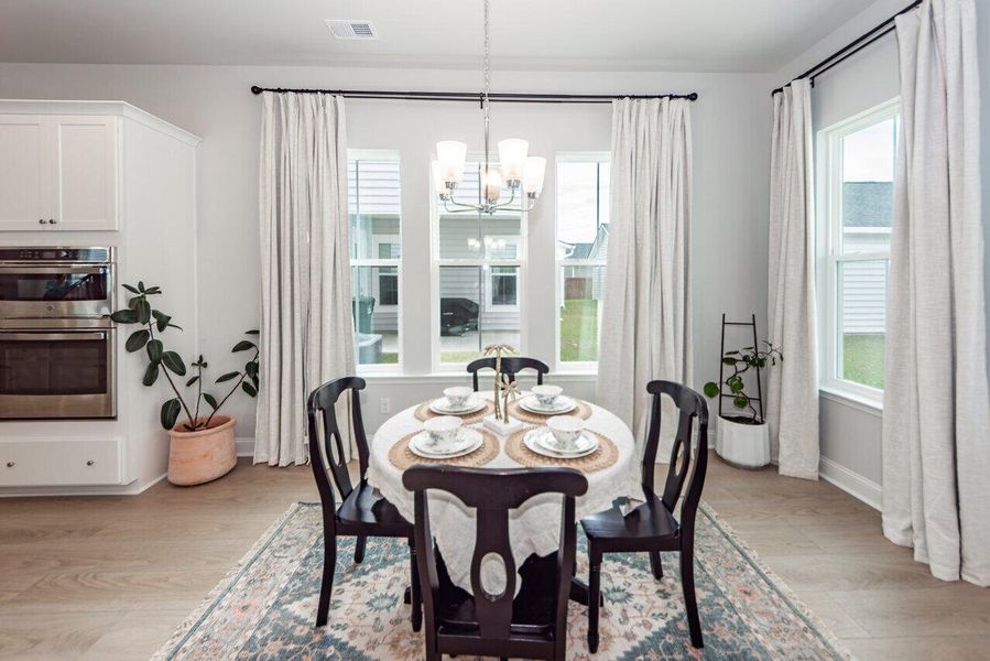 Furnished interior view inside a new home in , Summerville (Image 13).