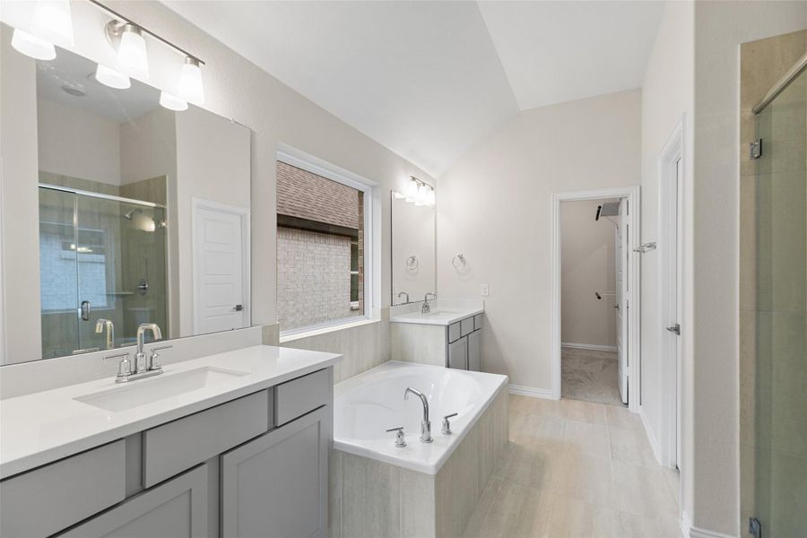 Furnished interior view inside a new home in Aldeana, Bonney (Image 10).