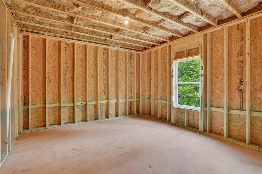 In-progress construction of a new home in Waters Edge, Mansfield, GA (Image 30).