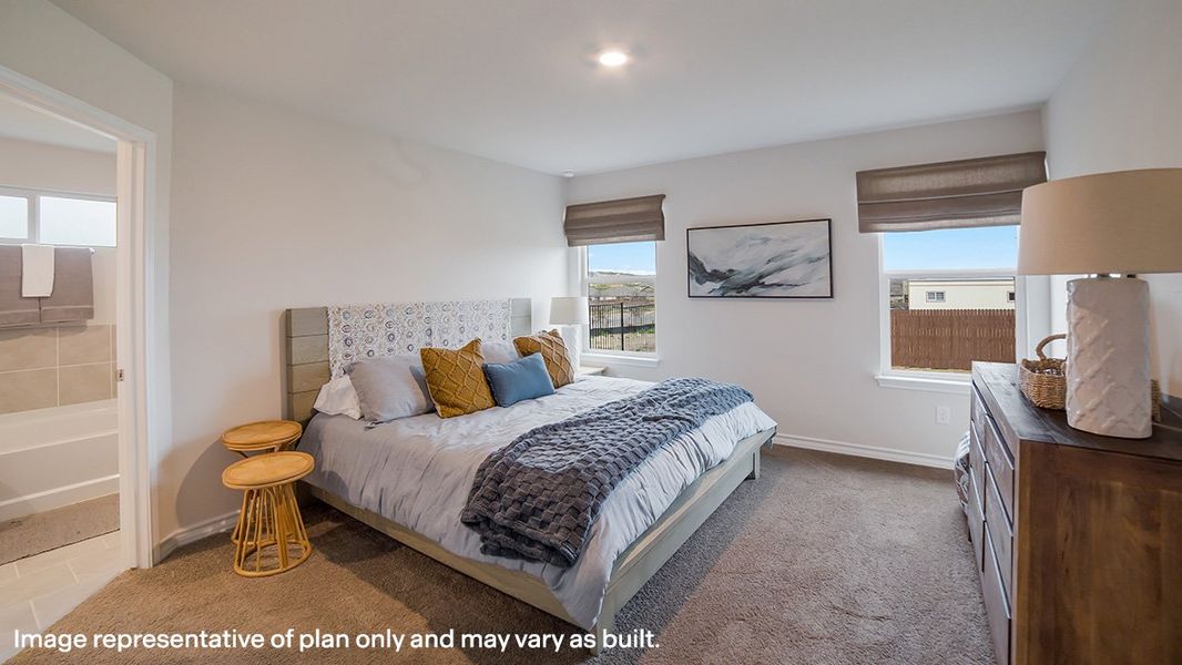 Furnished interior view inside a new home in Steele Creek, Cibolo (Image 12).