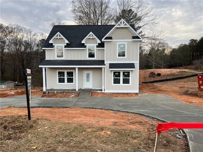 In-progress construction of a new home in , Gainesville, GA (Image 10).
