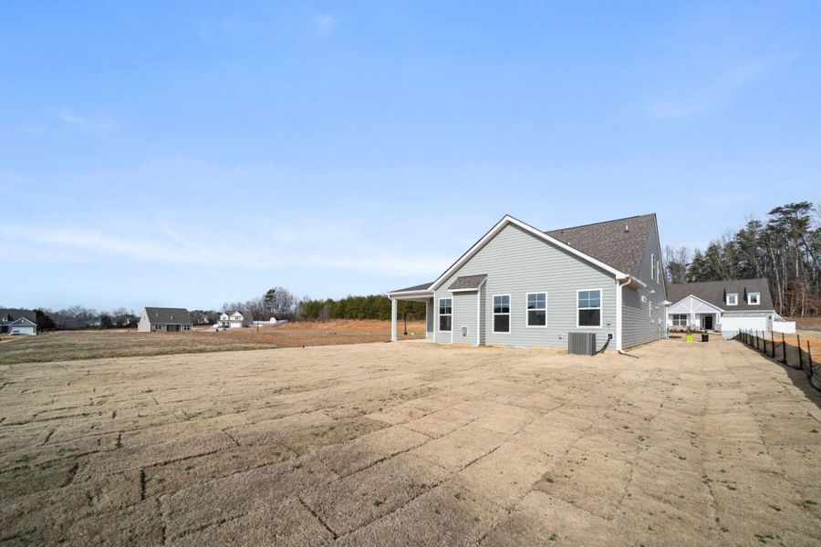 Exterior details and patio area of a home in Hopewell Garden, Winston-Salem (Image 4).