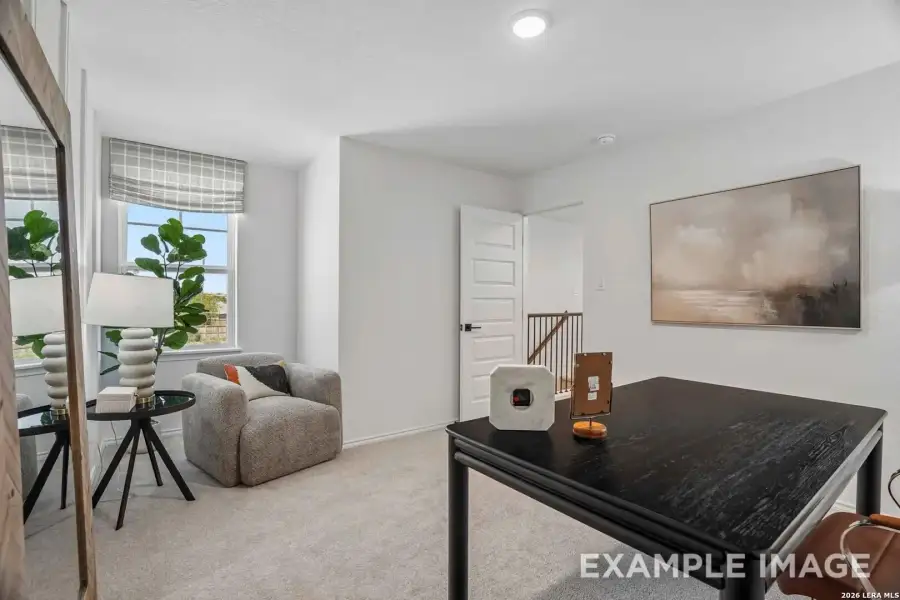 Furnished interior view inside a new home in Mesa Vista, San Antonio (Image 10).