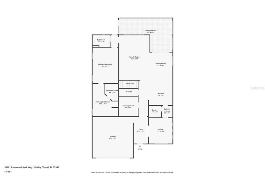 2D floor plan layout of this home in , Wesley Chapel, FL (Image 7).
