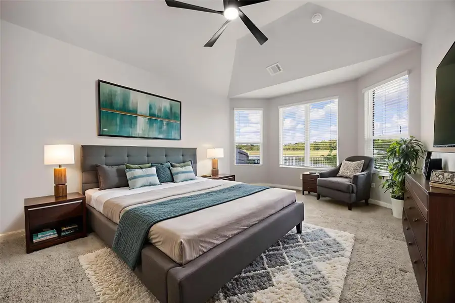 Furnished interior view inside a new home in , Rosenberg (Image 7).