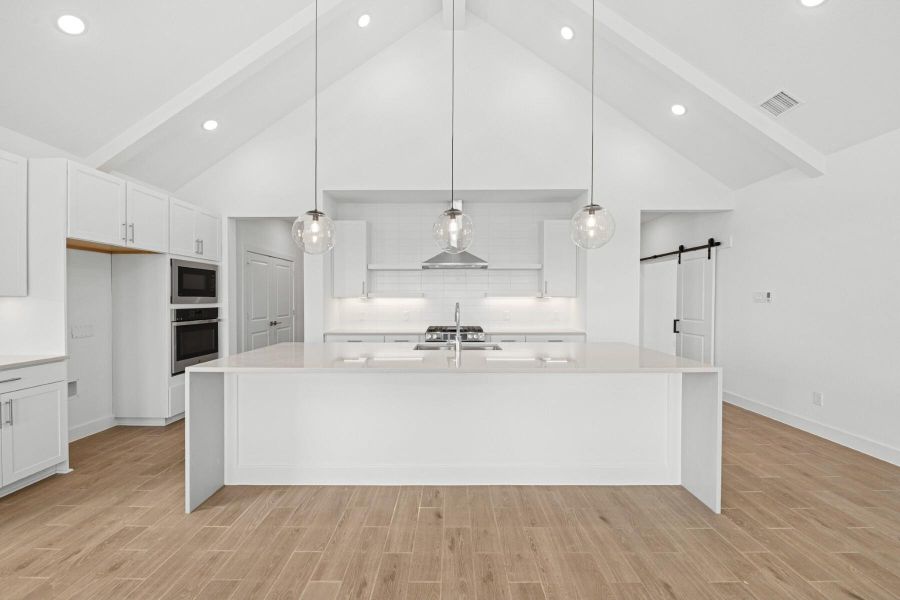 Gourmet kitchen with huge island Gourmet kitchen with huge island