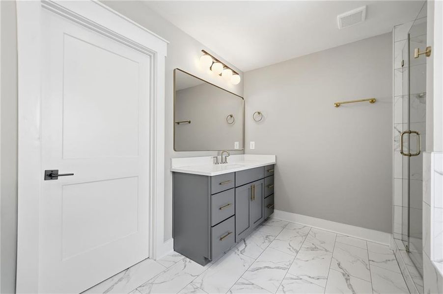 Furnished interior view inside a new home in , Canton (Image 37).