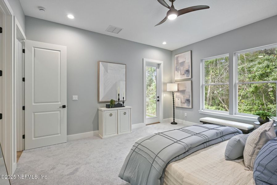 Furnished interior view inside a new home in , Jacksonville (Image 18).