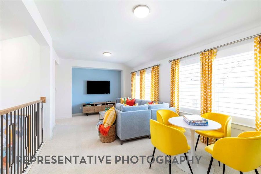 Furnished interior view inside a new home in Mosaic, Celina (Image 9).