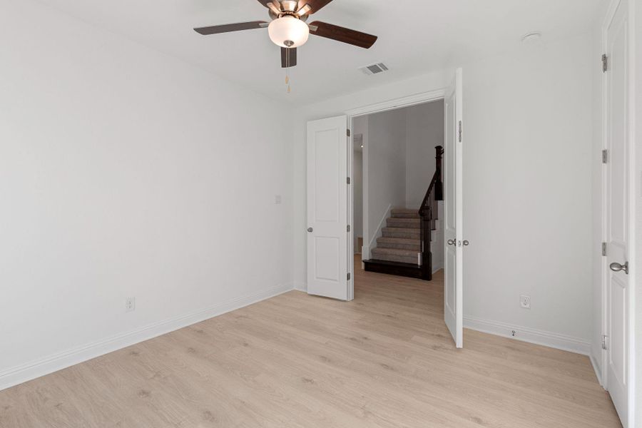 French doors in Study