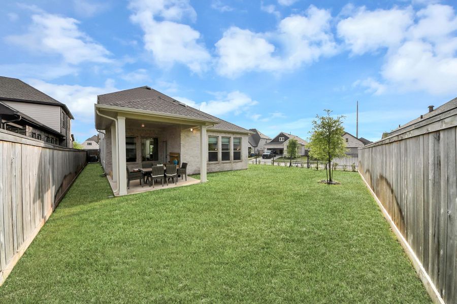 Exterior details and patio area of a home in , Cypress (Image 23).