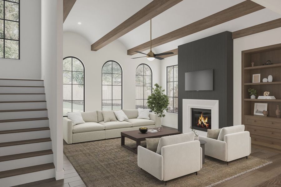 Representative furnished interior of a home built from the The Sienna by Homebound in The Villas at Lakeside, Flower Mound (Image 19). Representative furnished interior of a home built from the The Sienna by Homebound in The Villas at Lakeside, Flower Mound (Image 19).