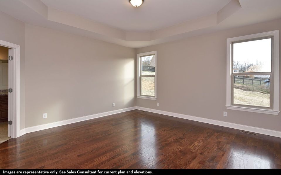 Representative unfurnished interior of a home built from the Danbury IV by CastleRock Communities in Belvoir, Fairview (Image 23).