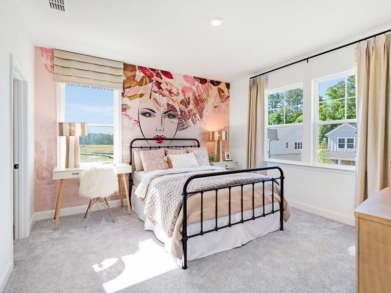 Furnished interior view inside a new home in Nichols Farm, Dacula (Image 18).