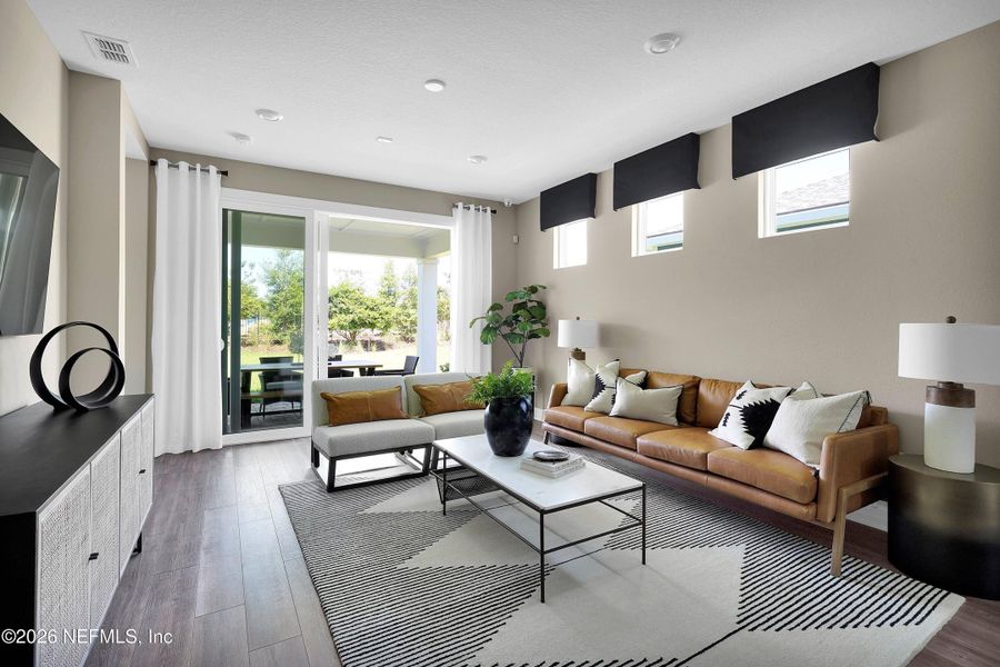 Furnished interior view inside a new home in , Yulee (Image 8).