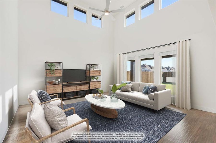 Furnished interior view inside a new home in Wildflower Ranch 60-65, Justin (Image 12). Furnished interior view inside a new home in Wildflower Ranch 60-65, Justin (Image 12).