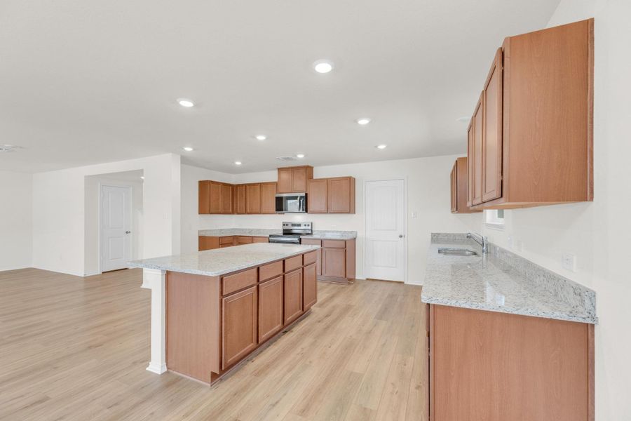 Furnished interior view inside a new home in Sonterra - Cool Water, Jarrell (Image 8). Furnished interior view inside a new home in Sonterra - Cool Water, Jarrell (Image 8).