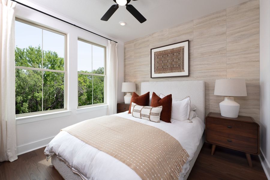 Representative furnished interior of a home built from the Savannah by Tri Pointe Homes in LaPrelle, Haslet (Image 16).