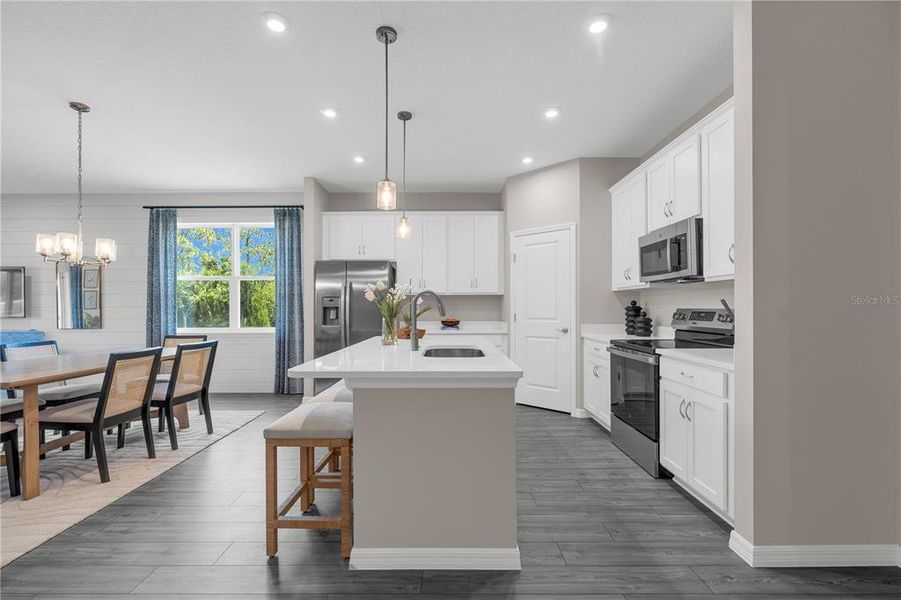 Furnished interior view inside a new home in Hidden Cove, Eustis (Image 31).