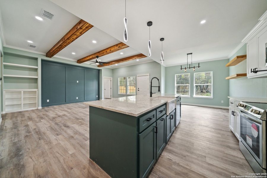 Furnished interior view inside a new home in , Beeville (Image 6).