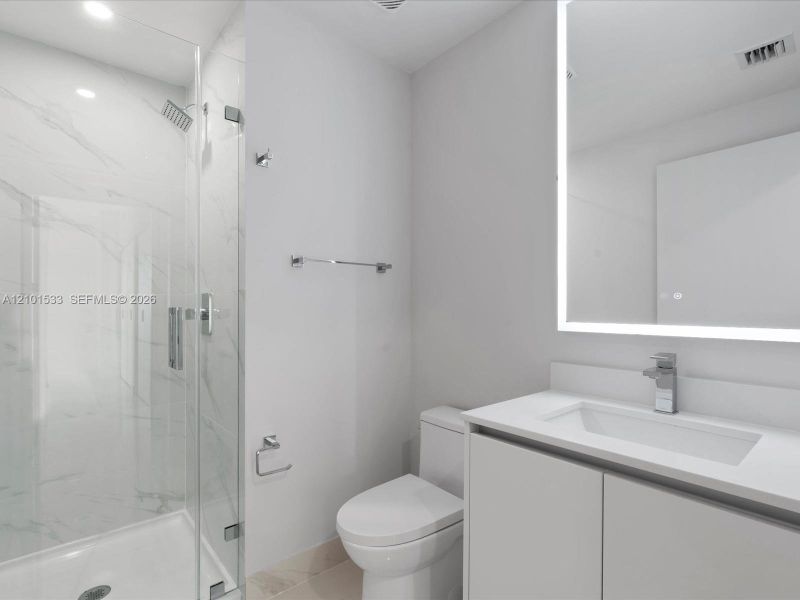 Furnished interior view inside a new home in Aria Reserve, Miami (Image 13).