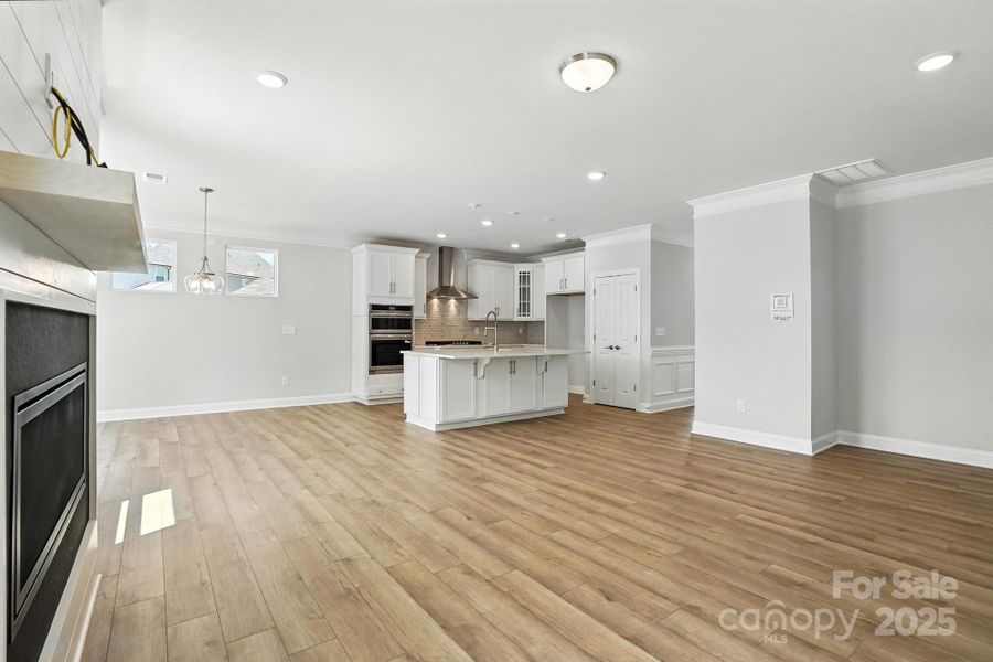 Furnished interior view inside a new home in Hampton Woods, Charlotte (Image 7).