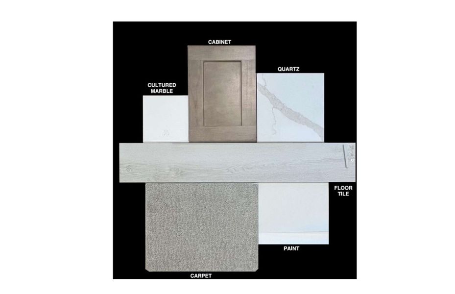 Sample of building materials used in homes in Soleo, San Tan Valley (Image 3).