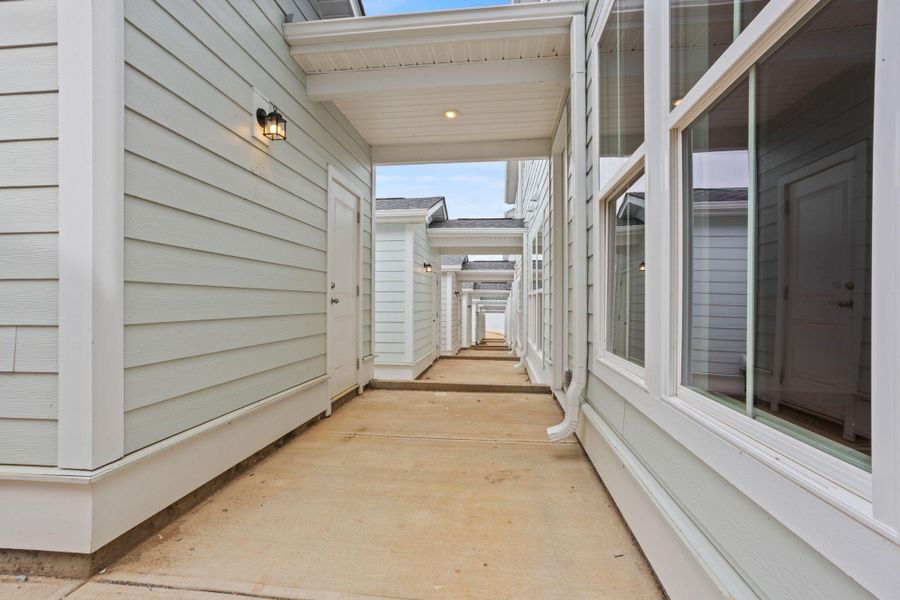 Exterior details and patio area of a home in , Greenwood (Image 2). Exterior details and patio area of a home in , Greenwood (Image 2).