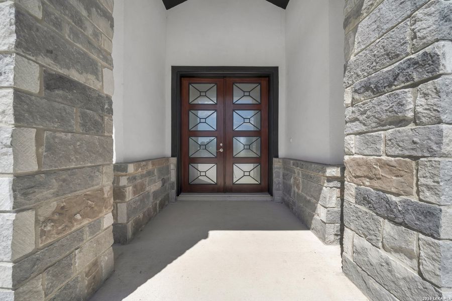 Exterior details and patio area of a home in , Mico (Image 11).