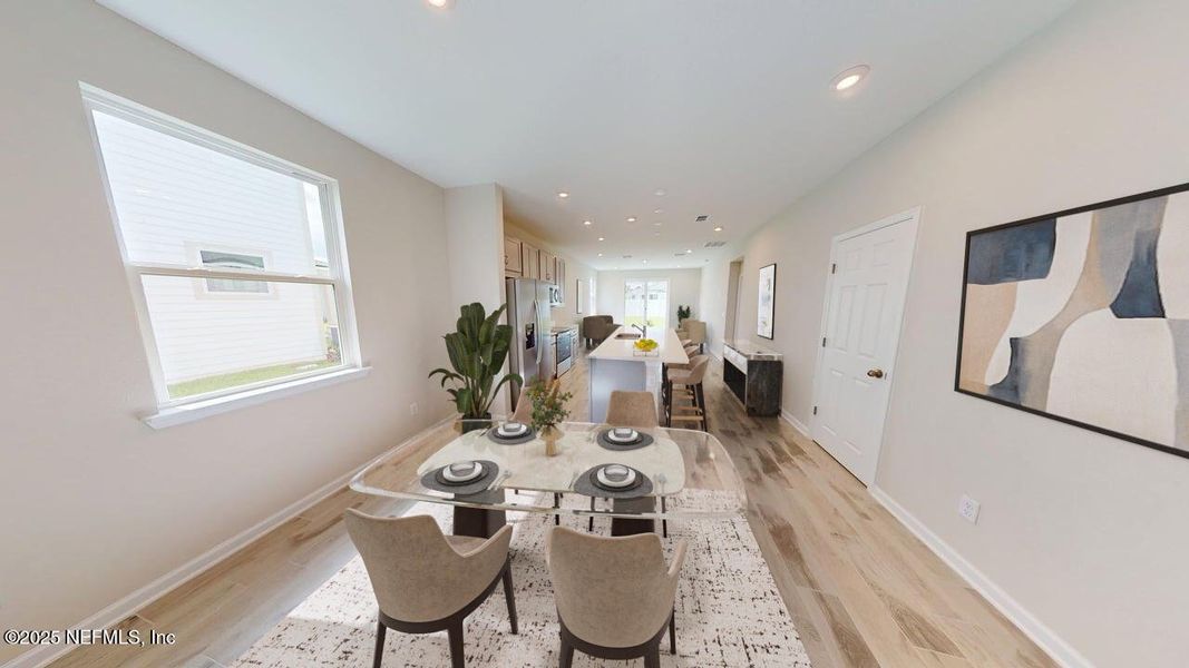 Furnished interior view inside a new home in Sandridge Hills, Green Cove Springs (Image 6). Furnished interior view inside a new home in Sandridge Hills, Green Cove Springs (Image 6).