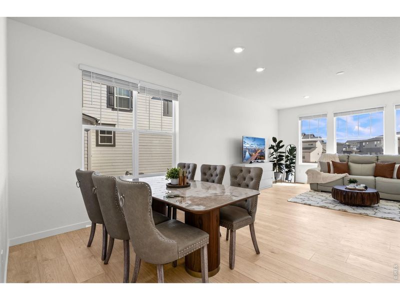 Furnished interior view inside a new home in Timnath Lakes, Timnath (Image 9). Furnished interior view inside a new home in Timnath Lakes, Timnath (Image 9).