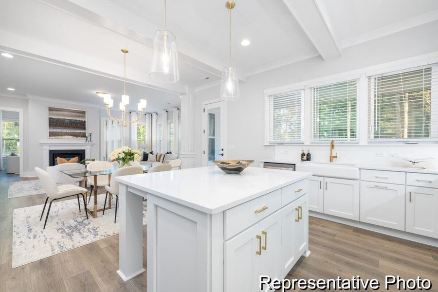 Furnished interior view inside a new home in , Ravenel (Image 15).