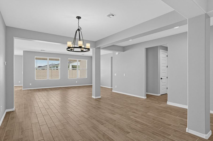 Spacious, unfurnished interior of a new home in Artisan at Asante, Surprise (Image 17).