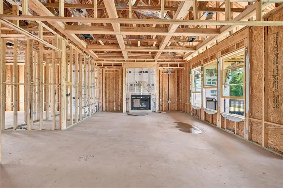 In-progress construction of a new home in , Statham, GA (Image 9).