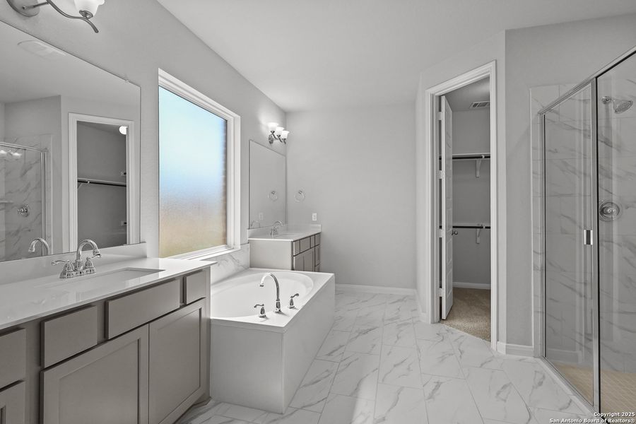 Furnished interior view inside a new home in Megan's Landing 50', Castroville (Image 10).